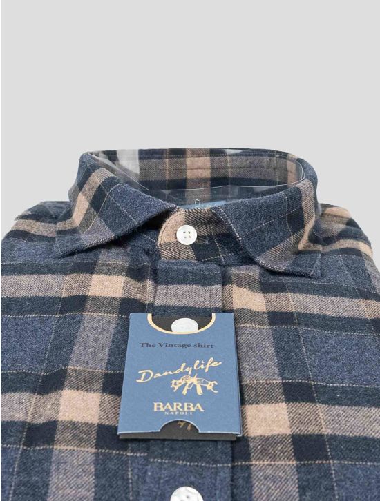 Barba Napoli Barba Napoli Multicolor Cotton Shirt Multicolor 001