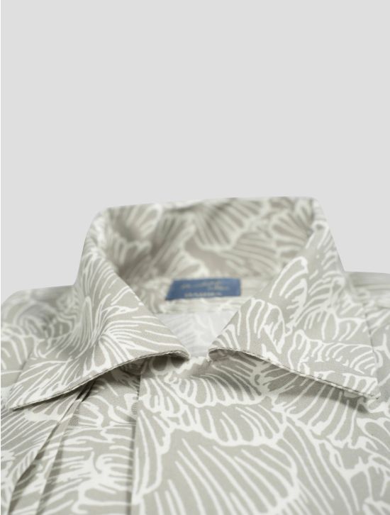 Barba Napoli Barba Napoli Beige Cotton Shirt Beige 001