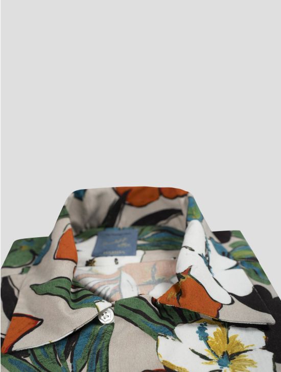 Barba Napoli Barba Napoli Multicolor Viscose Shirt Multicolor 001