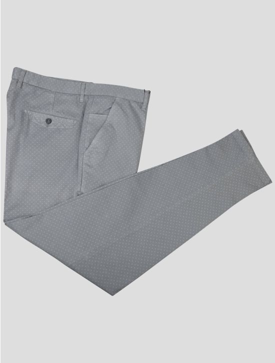 Isaia Isaia Gray Cotton Pants Gray 000