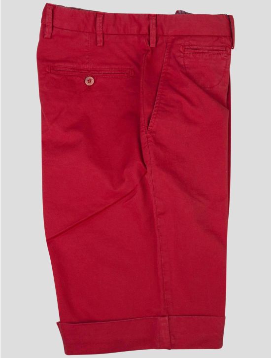 Isaia Isaia Red Cotton Ea Short pants red 000