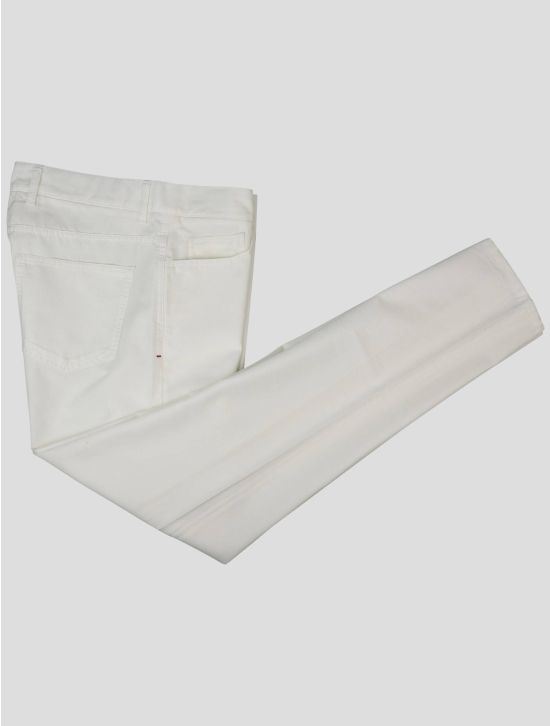 Isaia Isaia White Cotton Pants White 000