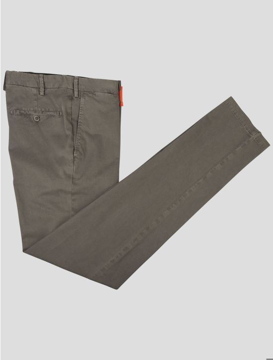 Isaia Isaia Green Cotton Ea Pants Green 000