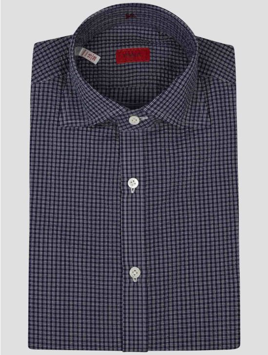 Isaia Isaia Blue Cotton shirt blue 000