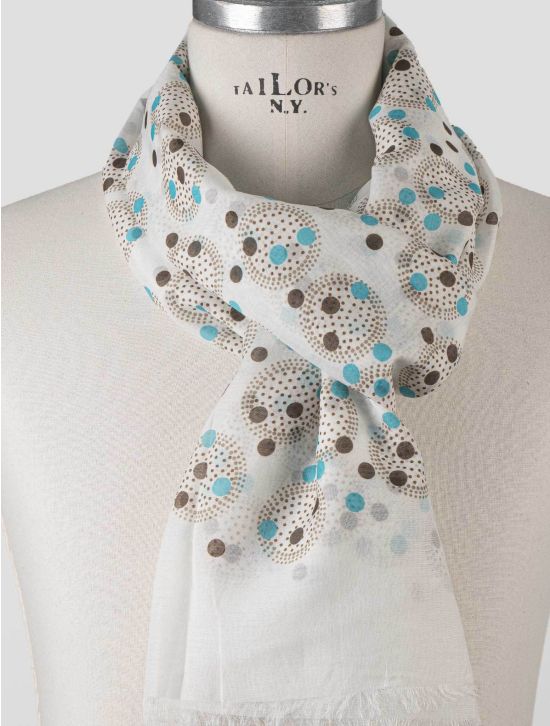 Isaia Isaia Multicolor Cotton Silk Scarf Multicolor 001