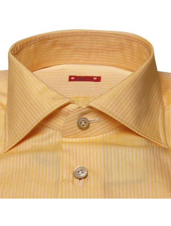 Kiton KITON Orange Cotton Shirt Orange 001