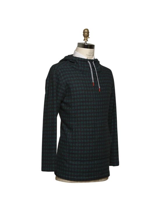 Kiton KITON Green Blue Cashmere Silk Sweatshirt Green/Blue 001