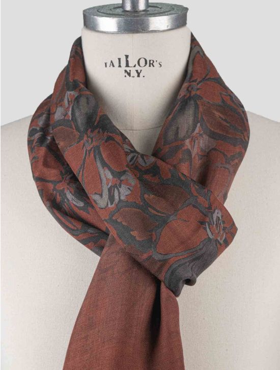 Isaia Isaia Brown Cashmere Scarf Brown 001