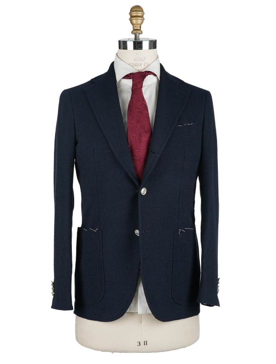 Sartorio Napoli Sartorio Napoli Blue Cotton Pa Blazer Blue 000