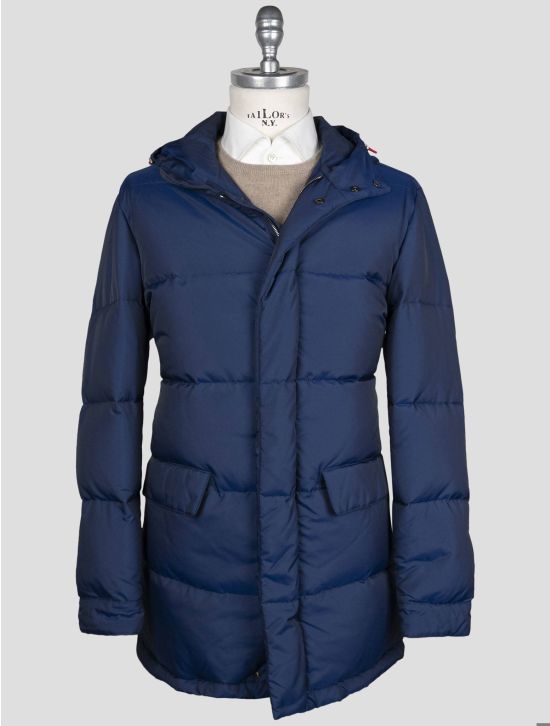 Isaia Isaia Blue Pl Coat Blue 000