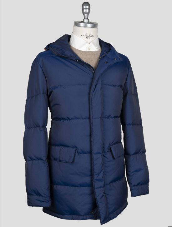 Isaia Isaia Blue Pl Coat Blue 001