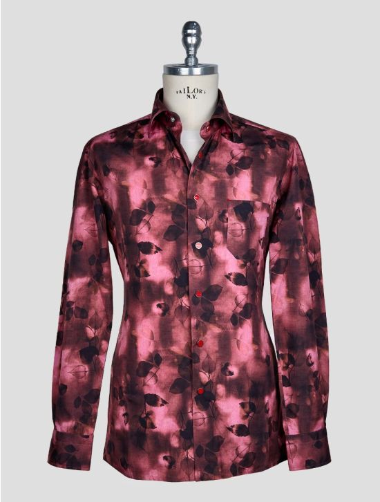 Kiton Violet Cotton Shirt