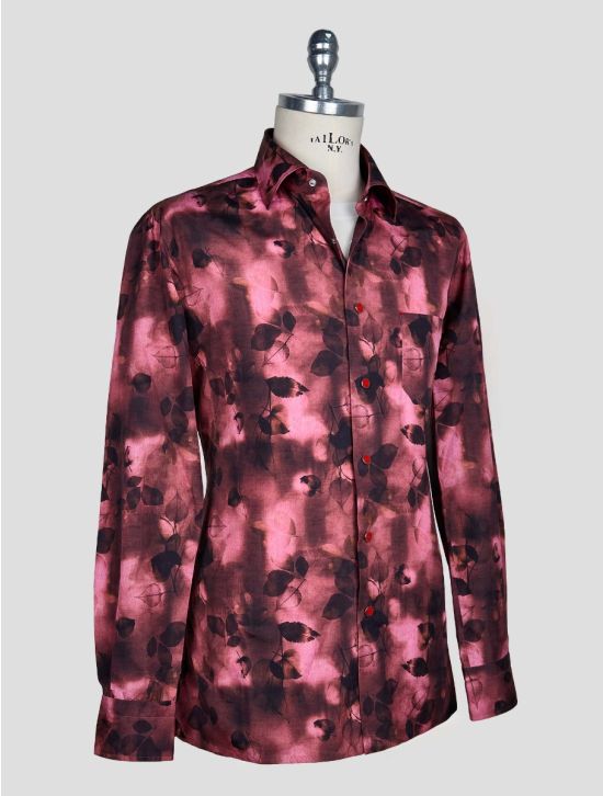 Kiton Violet Cotton Shirt
