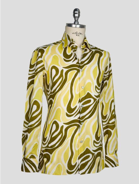 Kiton Multicolor Cotton Shirt