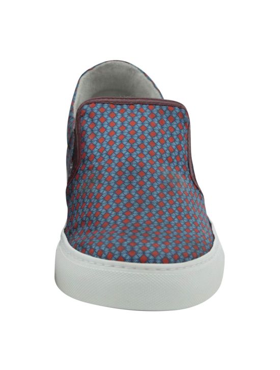 FeFè Napoli Fefè Multicolor Silk Sneakers Slip on Multicolor 001