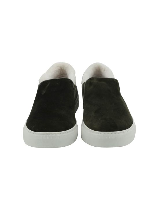 FeFè Napoli Fefè Multicolor Leather Silk Sneakers Slip on Multicolor 001