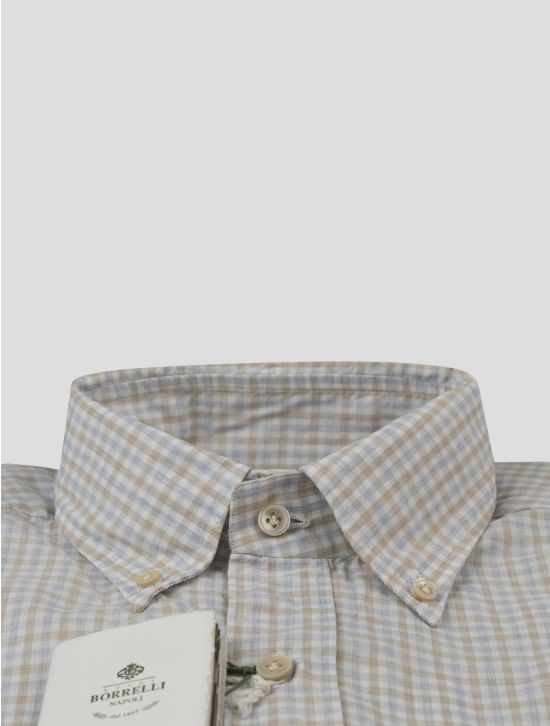 Luigi Borrelli Luigi Borrelli Multicolor Linen Cotton Shirt Multicolor 001