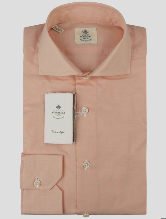 Luigi Borrelli Luigi Borrelli Pink Cotton Shirt Pink 000