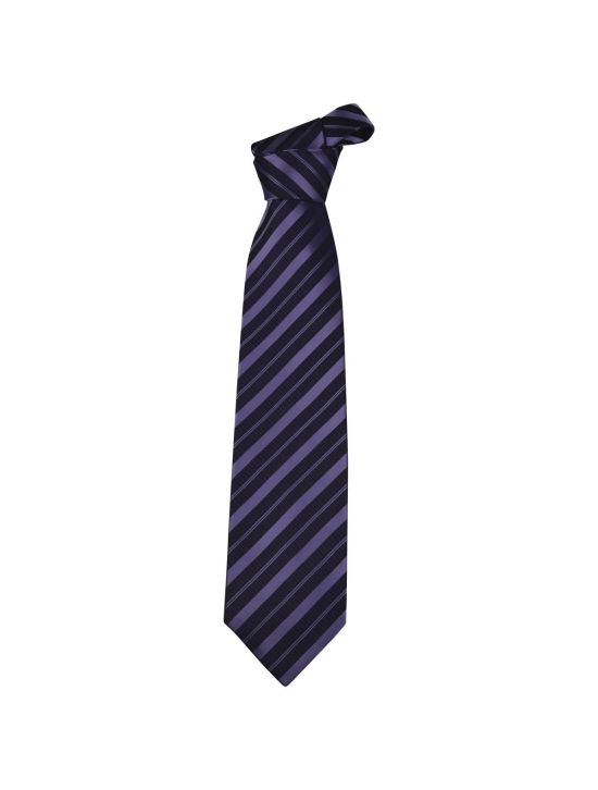 Zilli Zilli Violet Blue Silk Tie Violet/Blue 000
