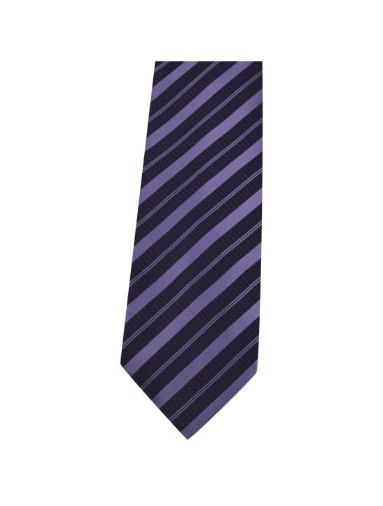 Zilli Zilli Violet Blue Silk Tie Violet/Blue 001