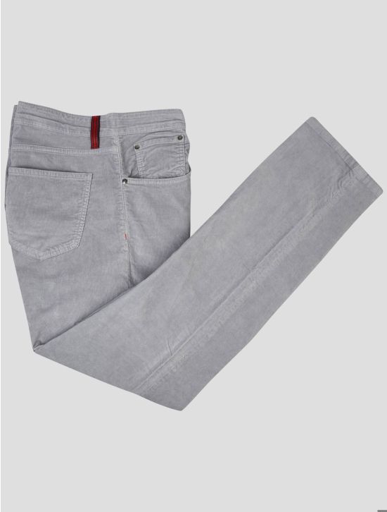 Isaia Isaia Gray Cotton Ea Velvet Jeans gray 000