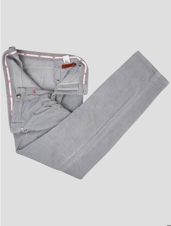 Isaia Isaia Gray Cotton Ea Velvet Jeans gray 001