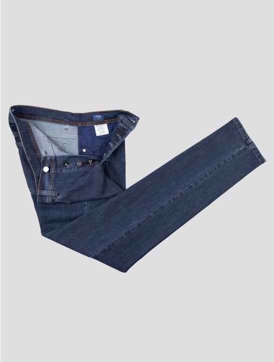 Cesare Attolini Cesare Attolini Dark Blue Cotton Ea Jeans Dark Blue 001