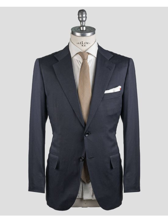 Kiton Kiton Blue Navy Virgin Wool Suit Blue Navy 000