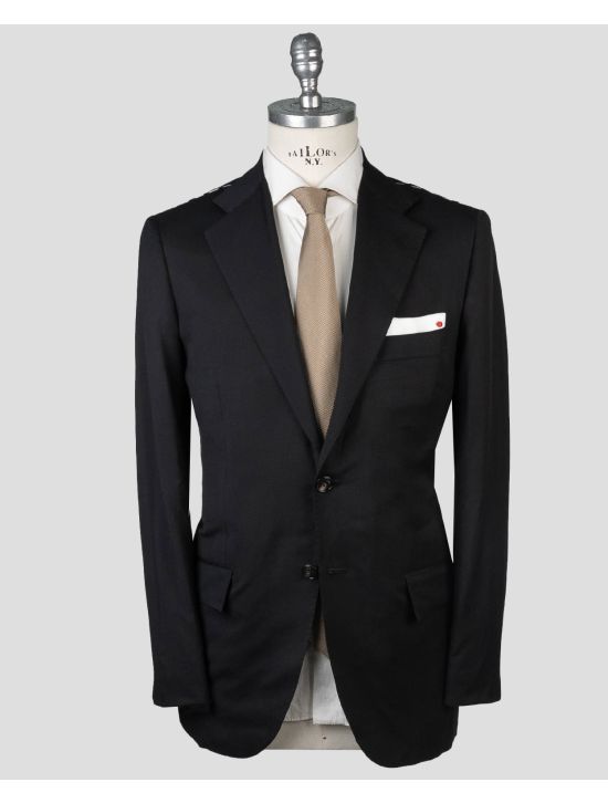 Kiton Kiton Black Virgin Wool Suit Black 000