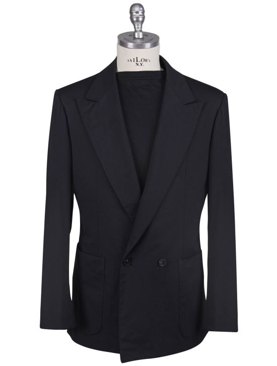 KNT Kiton Knt Black Pa Ea Short Pants Suit Black 000