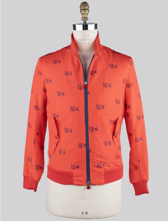 Kiton Kiton Red Blue Pl Coat Red / Blue