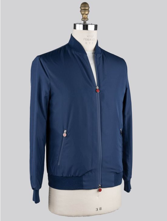 Kiton Kiton Blue Pl Coat Blue 001