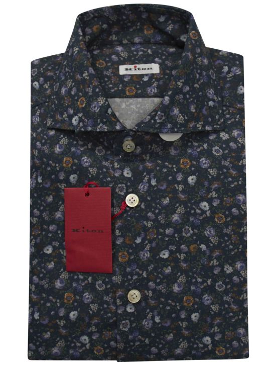 Kiton Kiton Multicolor Wool Shirt Multicolor 000