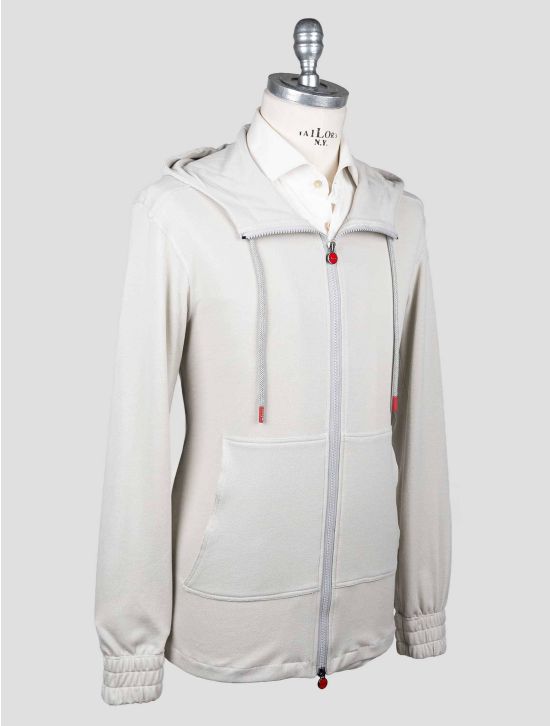 Kiton Kiton Beige Cotton Tracksuit Short Pants KMY56 Beige 001