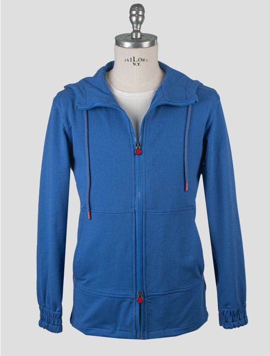 Kiton Kiton Blue Cotton Ea Tracksuit Short Pants Blue 001