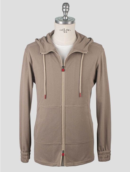 Kiton Kiton Light Brown Cotton Tracksuit Short Pants Light Brown 001