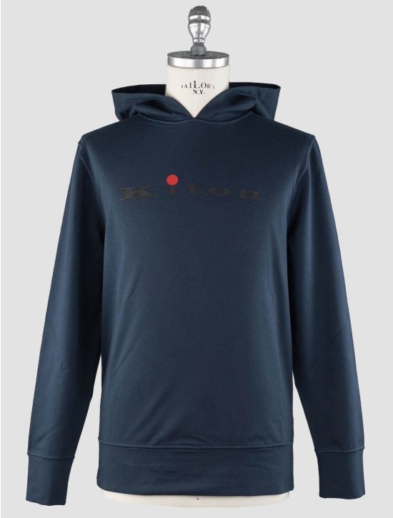 Kiton Kiton Blue Cotton Ea Sweater Blue 000