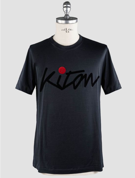 Kiton Kiton Black Cotton T-Shirt Black 000