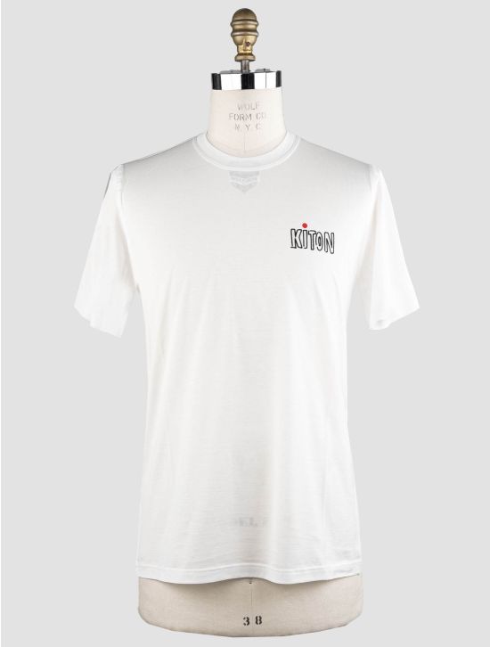 Kiton Kiton White Cotton T-Shirt White 000