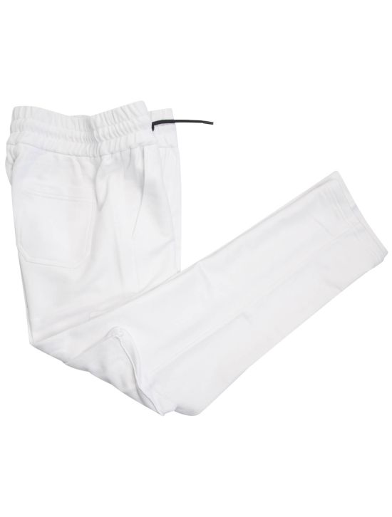 KNT Kiton KNT White Cotton Cargo Pants Special Edition White 000
