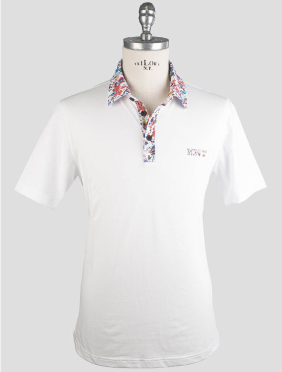 KNT KNT Kiton White Cotton Polo Special Edition White 000