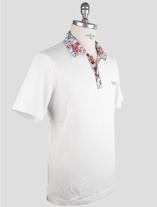 KNT KNT Kiton White Cotton Polo Special Edition White 001