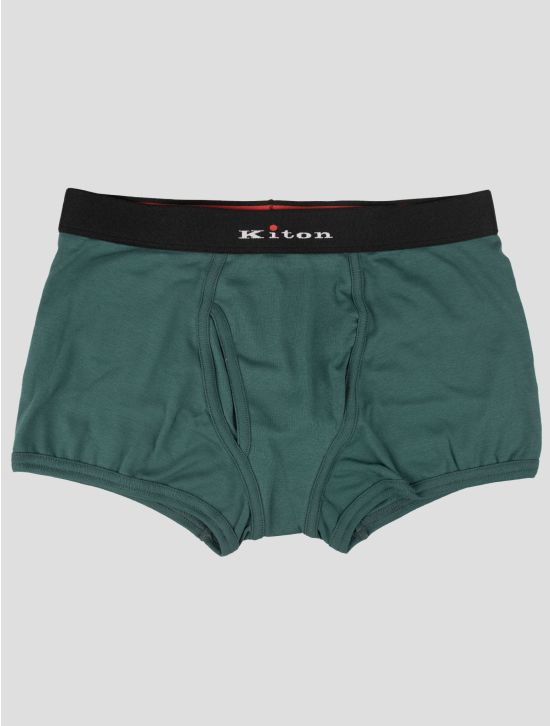 Kiton Kiton Green Cotton Ea Underwear Green 000