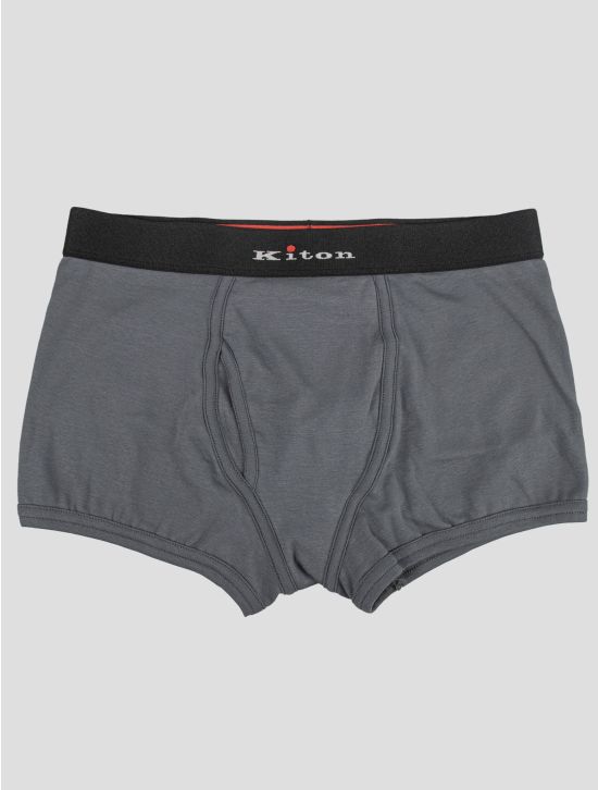 Kiton Kiton Gray Cotton Ea Underwear Gray 000