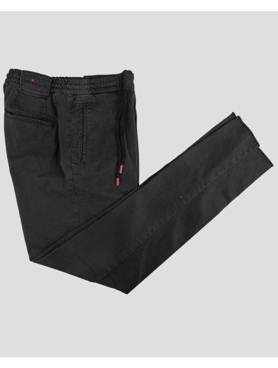Kiton Kiton Black Lyocell Cotton Ea Pants Black 000