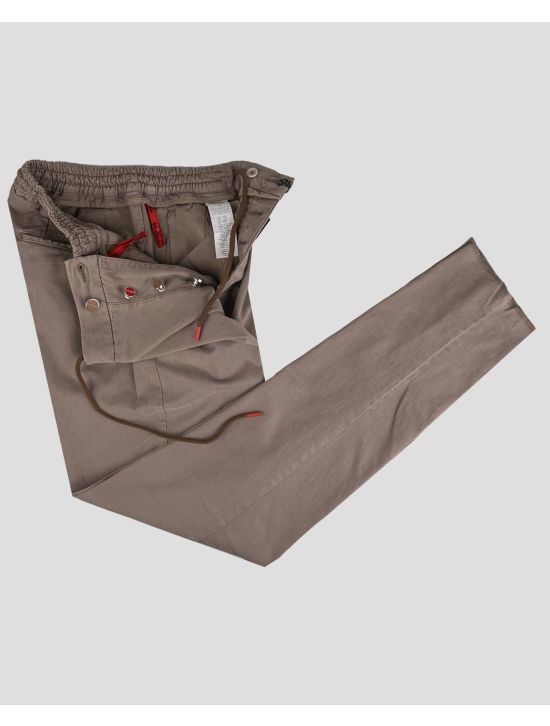 Kiton Kiton Taupe Lyocell Cotton Ea Pants Taupe 001