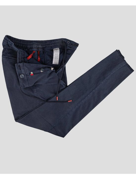 Kiton Kiton Blue Lyocell Cotton Ea Pants Blue 001