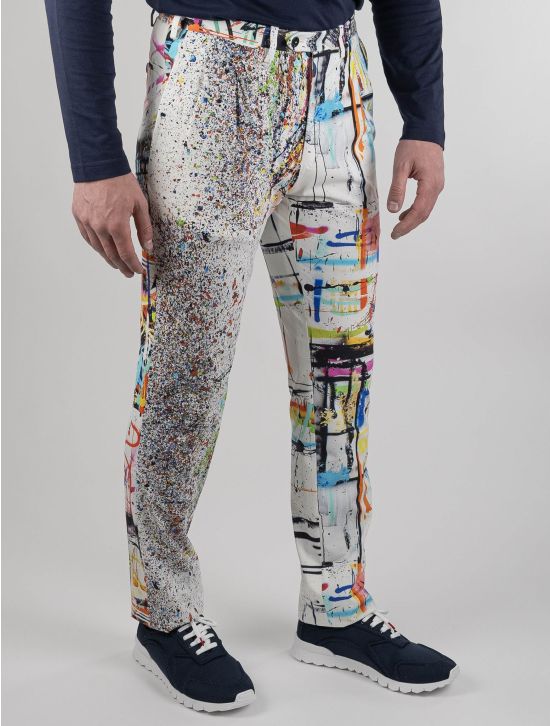 KNT KNT Kiton Multicolor Pa Ea Pants Special Edition Multicolor 001