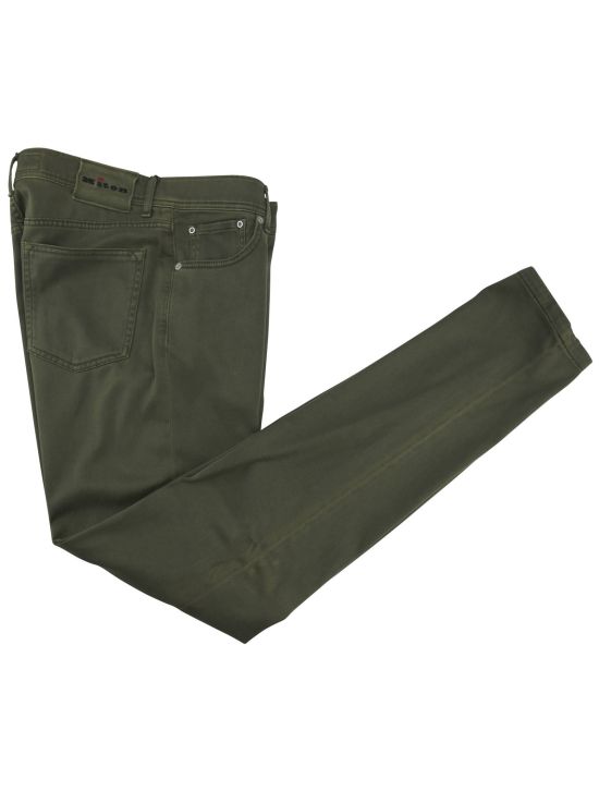 Kiton Kiton Green Cotton Ly Ea Jeans Green 000