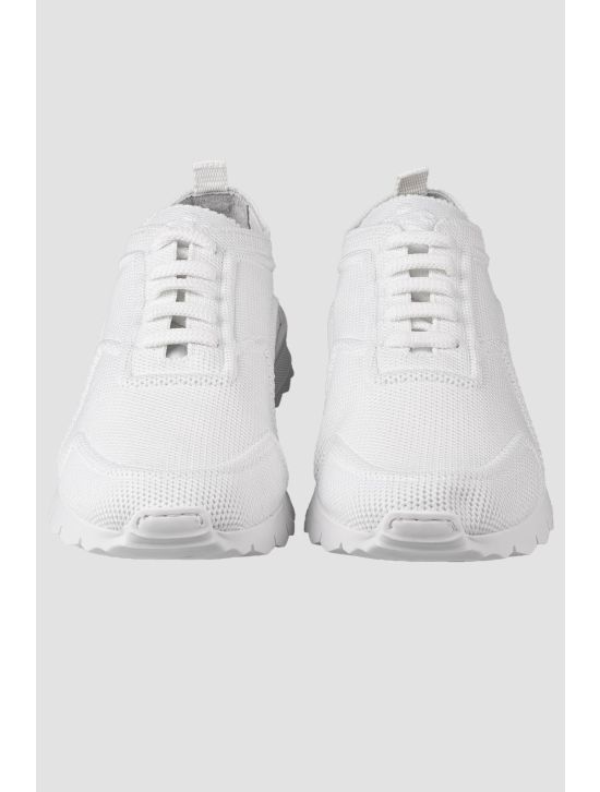 Kiton Kiton White Cotton Ea Sneakers White 001